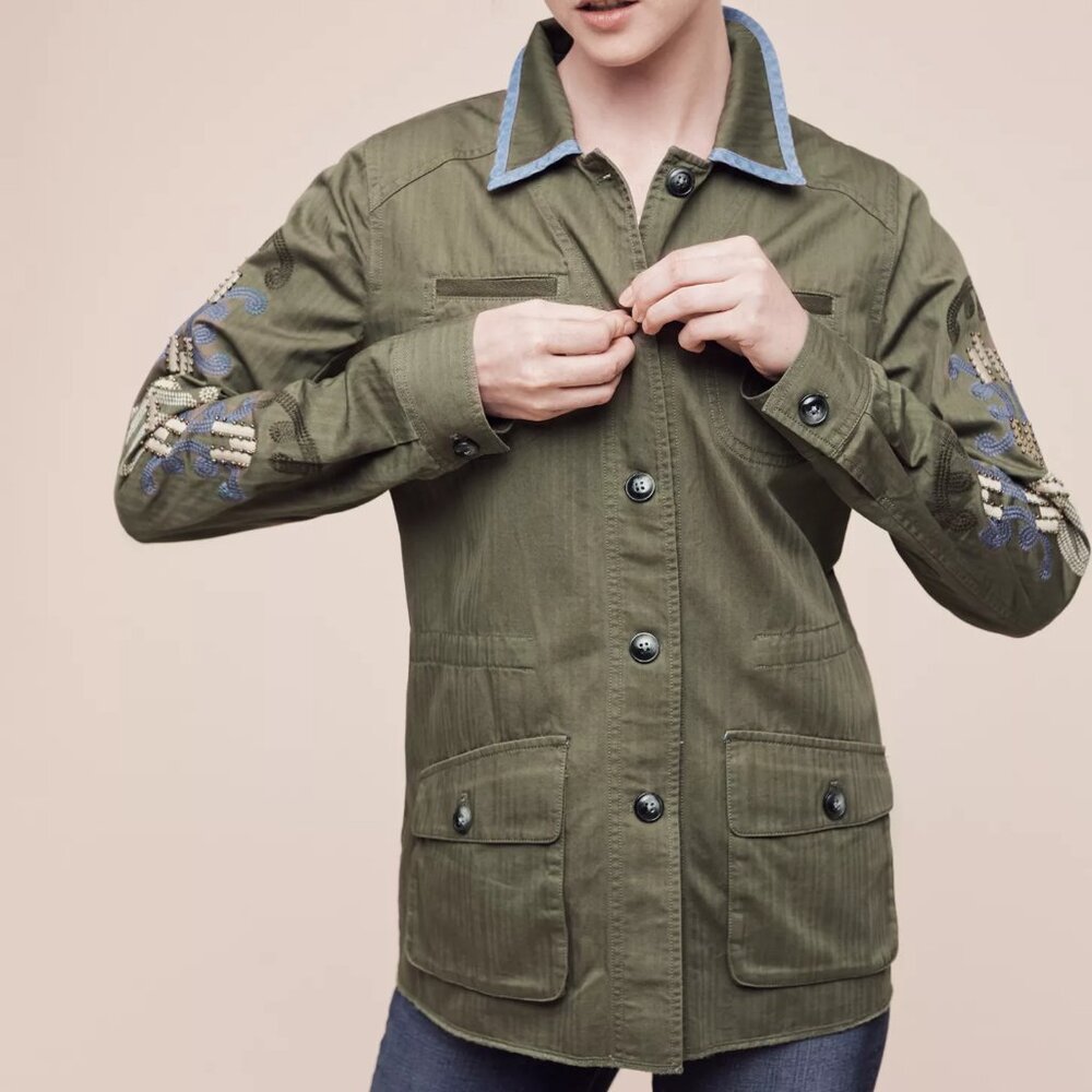 Anthropologie Hei Hei Adventurer Shirt Jacket size M